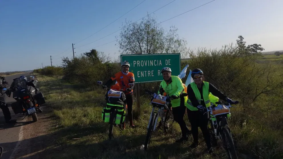 "Bici peregrinos" partieron hacia el Milagro 2023