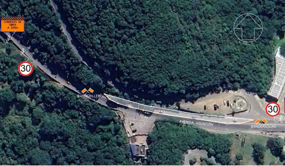 Desde hoy habrá cortes y desvíos en la zona del Portezuelo por obras en el cerro San Bernardo     