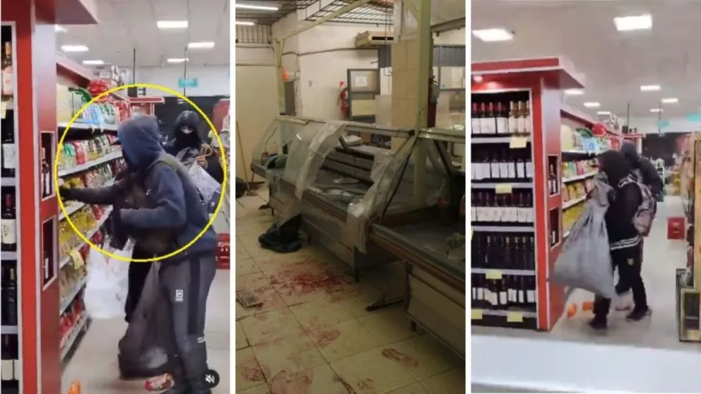 Salta ante posibles saqueos: frente a la ola de casos en el país, refuerzan la custodia en supermercados de la ciudad 