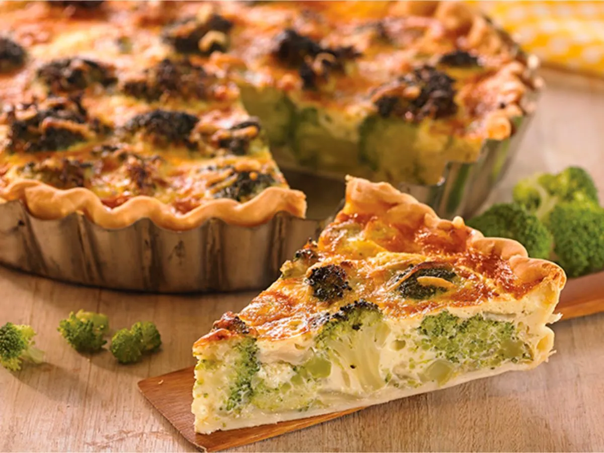 tarta de br&oacute;coli