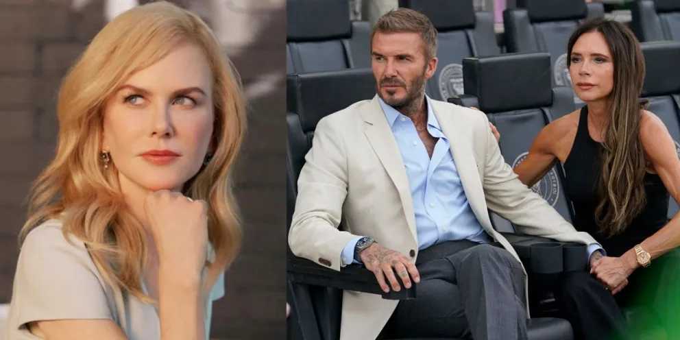 La foto de David Beckham muy cerca de Nicole Kidman que podría desatar una crisis con Victoria Beckham 