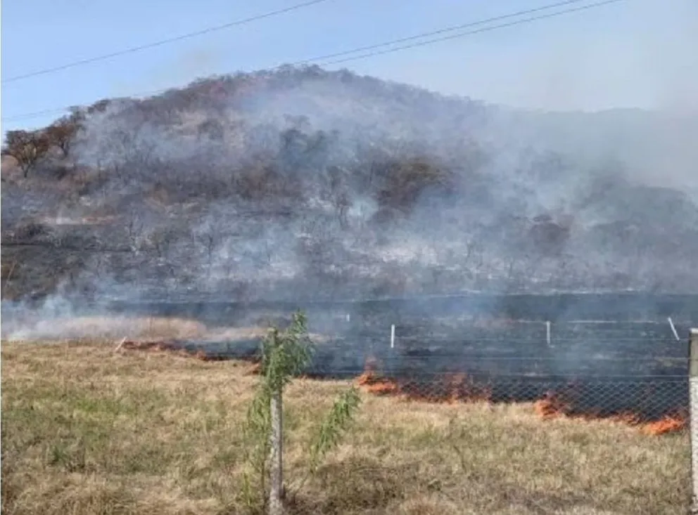 Terrible incendio en zona norte de la ciudad: comenzaron las tareas de enfriamiento del lugar