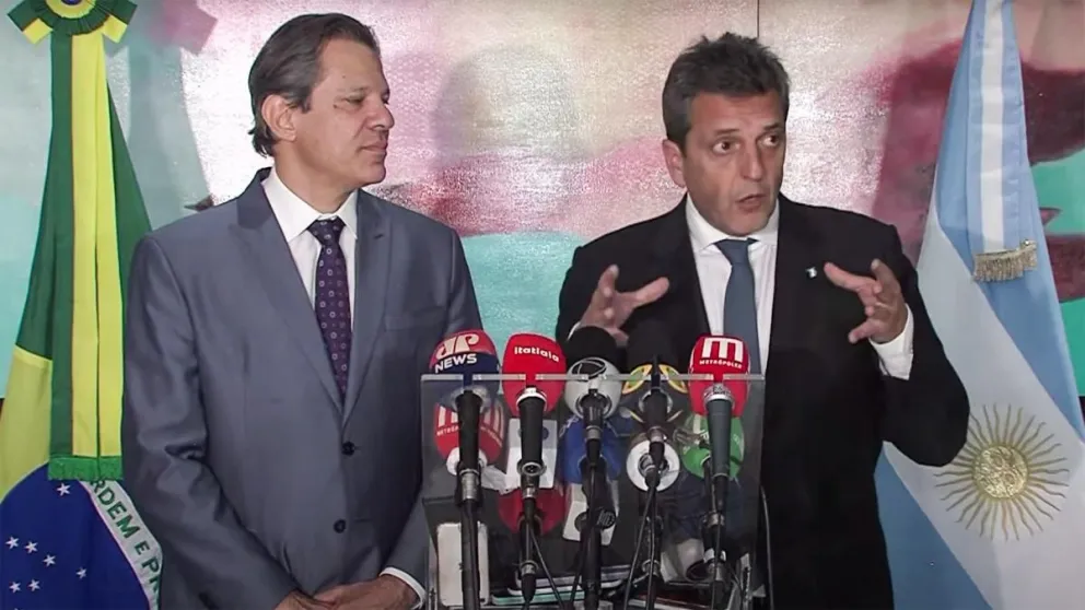 Sergio Massa anunció un nuevo instrumento para financiar exportaciones brasileñas por USD 600 millones