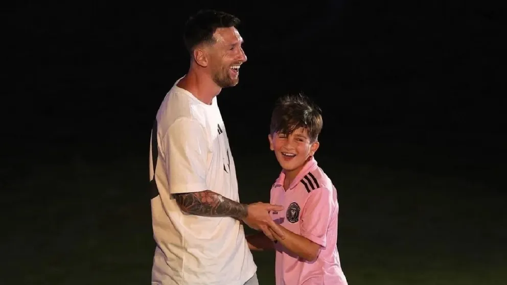 Emotivo: el inédito video del llanto de Thiago Messi al ver a su papá ganar la Copa del Mundo