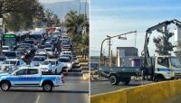  Un camión dejó sin energía los semáforos y cortaron el tránsito en Avenida Paraguay