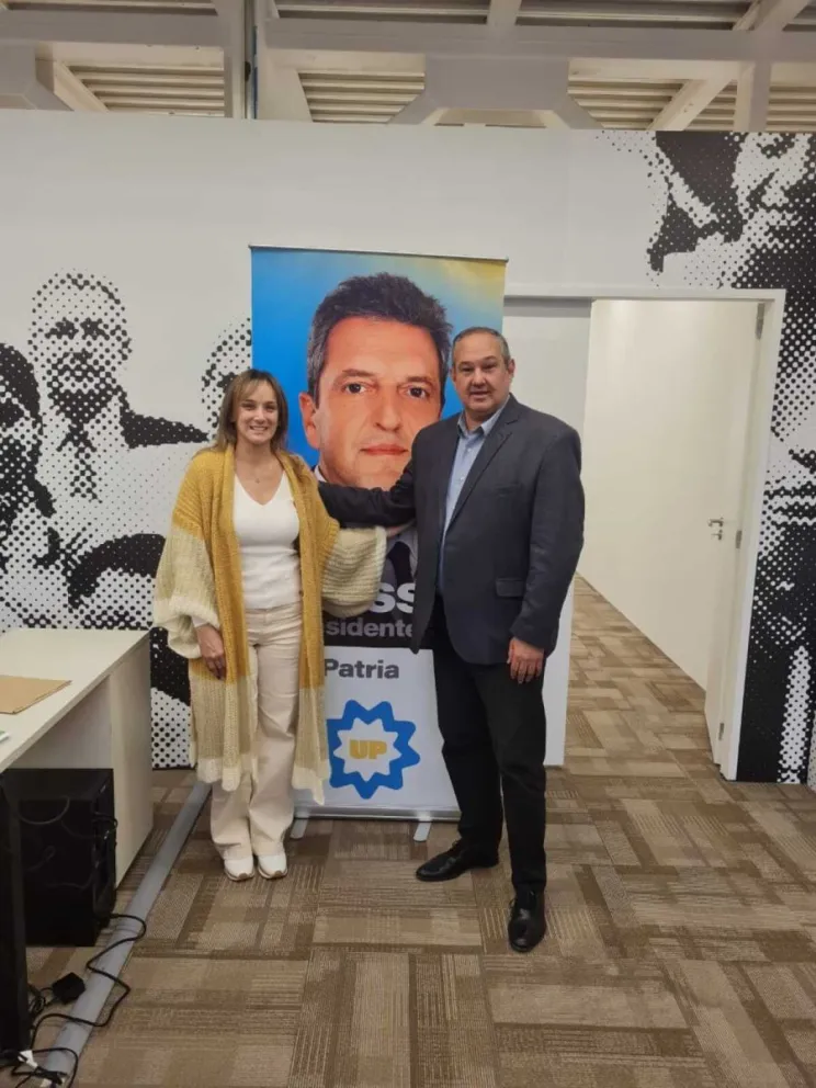 En apoyo a Sergio Massa: Sergio Leavy y Malena Galmarini se reunieron para fortalecer estrategias