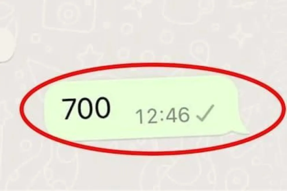 La nueva tendencia que arrasa WhatsApp: el verdadero significado de recibir el número 700 en un mensaje