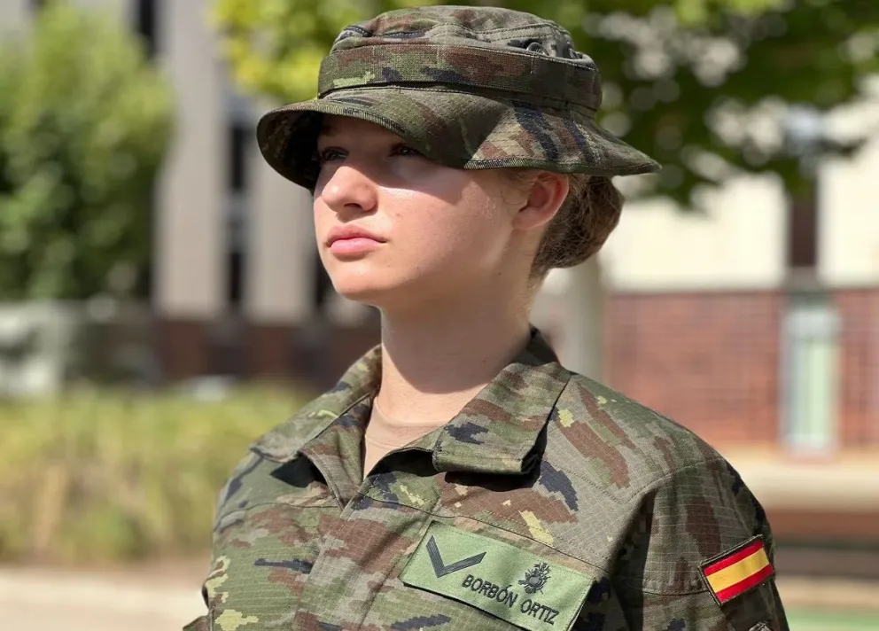 La princesa Leonor aprende a usar una de las armas de fuego más usadas por el ejército: nadie lo imaginaba