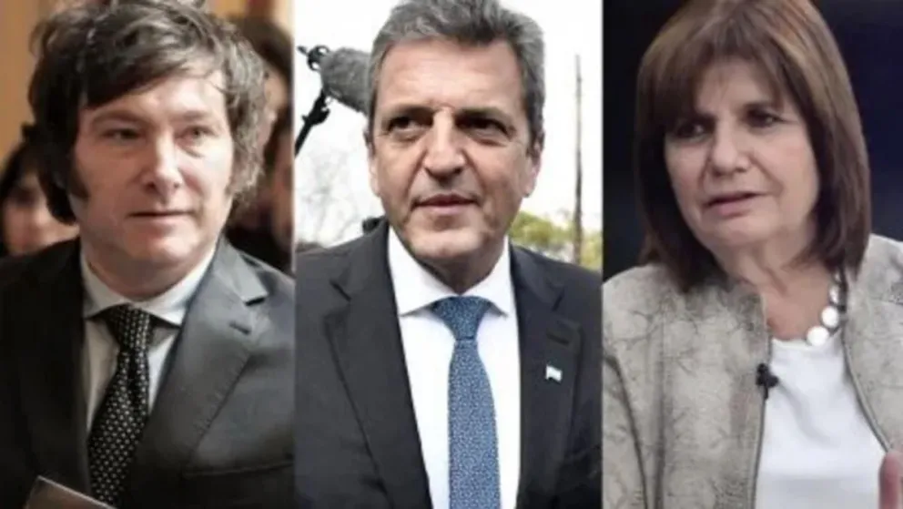 Patricia Bullrich, Sergio Massa y Javier Milei lanzan sus campañas camino a octubre