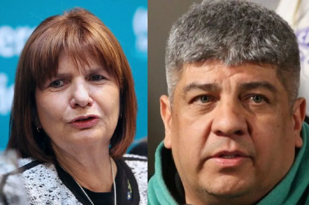 Patricia Bullrich respondió a las críticas de Pablo Moyano y le advirtió: "Vas a ser el primero en ser detenido"