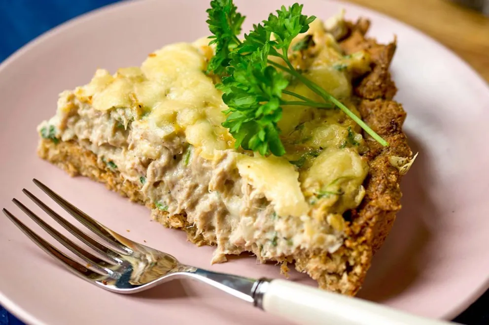 Prepara así de fácil esta deliciosa y rica Tarta de atún en 20 minutos