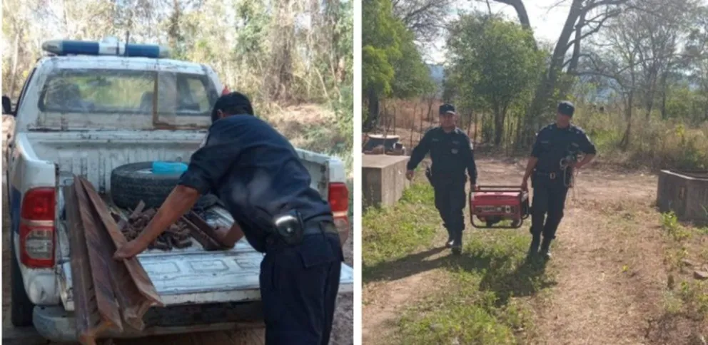 Dos hombres intentaron robar los rieles de un ferrocarril en Aguaray