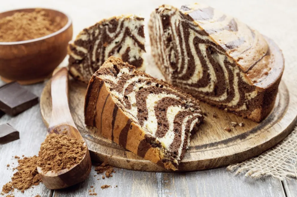 Sigue esta sencilla receta y prepara un esponjoso y delicioso Pastel cebra