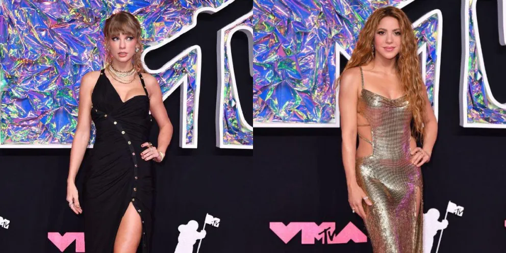 El mensaje que le envió Shakira a Taylor Swift tras verla reaccionar a su show en los MTV VMAs