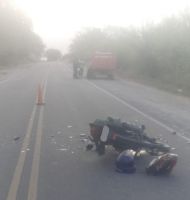 Fatídico accidente se cobra la vida de un motociclista al chocar con un tractor