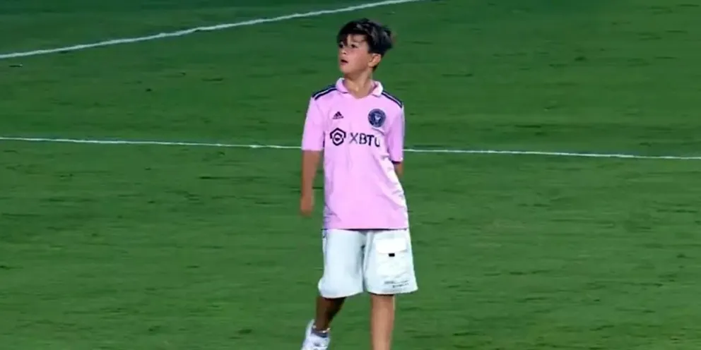 Thiago Messi hizo su debut en el equipo Sub 12 de Inter Miami: las primeras imágenes 