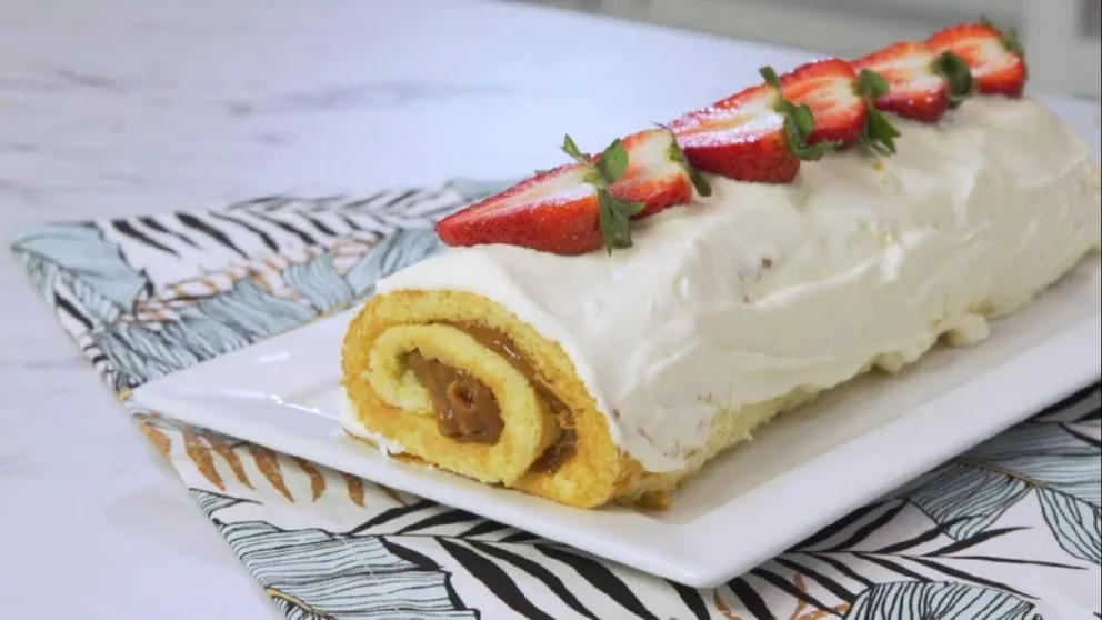 El irresistible Pionono relleno de Dulce de Leche: descubrí esta receta fácil y con pocos ingredientes