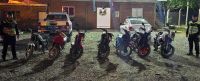 Picadas y maniobras peligrosas en la vía pública: siete motociclistas demorados