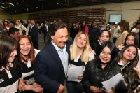 El distintivo discurso de Gustavo Sáenz en la Expo Futuro 2023: mensajes de cercanía y amor con la juventud