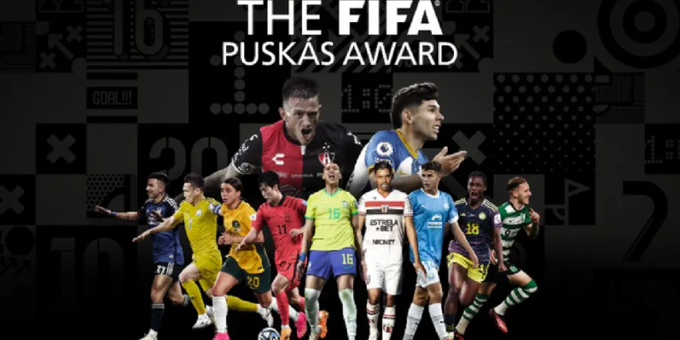FIFA dio a conocer los goles nominados al Premio Puskás: el argentino que aparece en la lista 