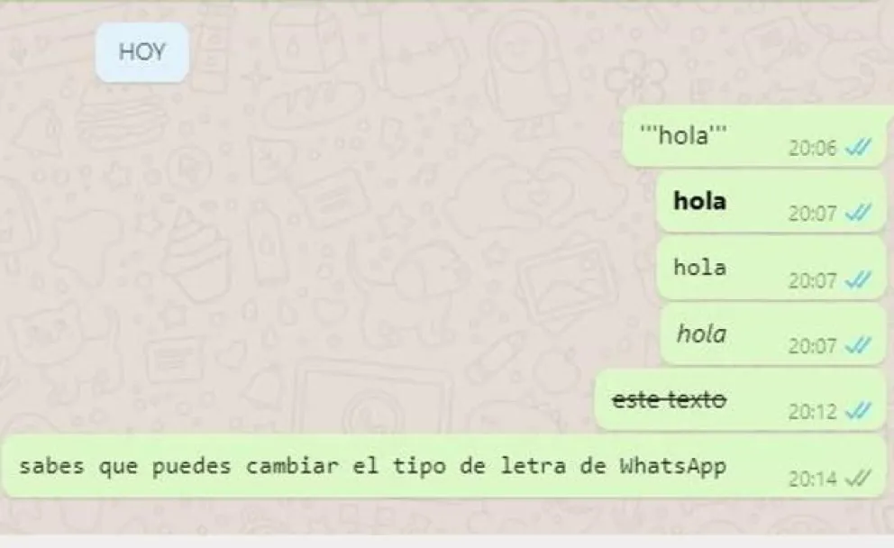 WhatsApp: cómo cambiar el tipo de letra para los mensajes sin instalar aplicaciones