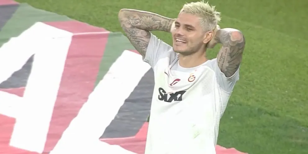 Mauro Icardi intentó imitar una jugada de Messi y terminó protagonizando un insólito blooper