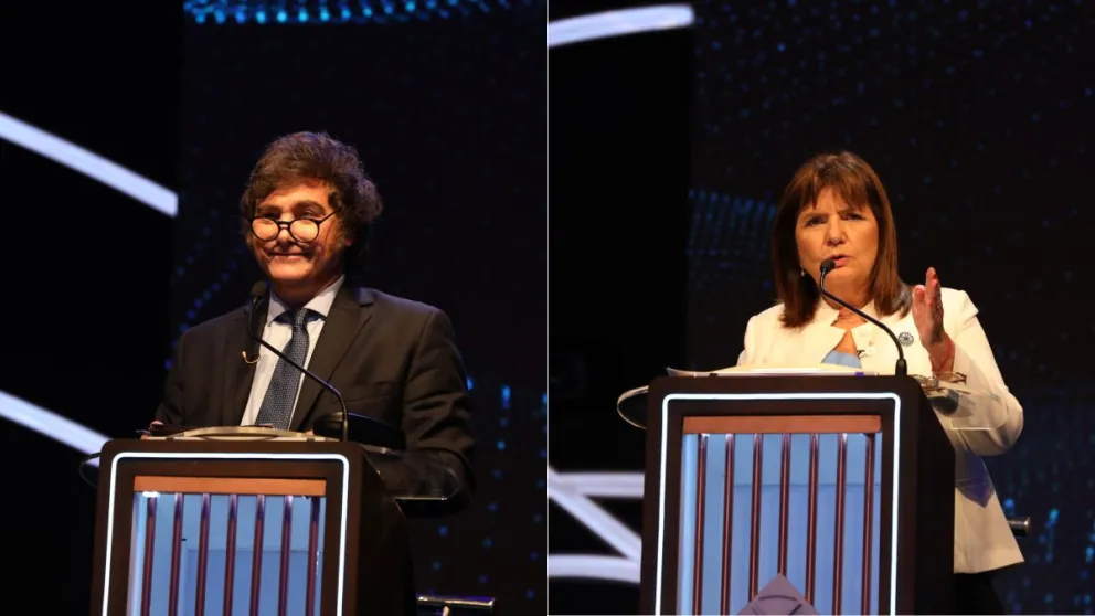 Debate presidencial | Javier Milei a Patricia Bullrich : "¿Vos seguís siendo montonera y tira bomba?"