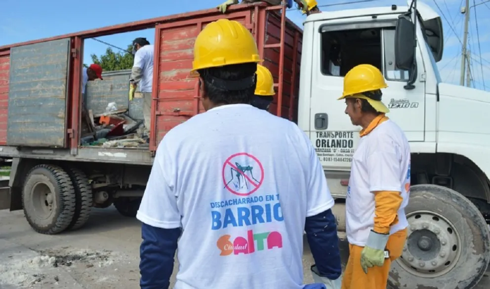 Mañana arranca operativo de descacharrado en la capital salteña: conocé el detallado cronograma