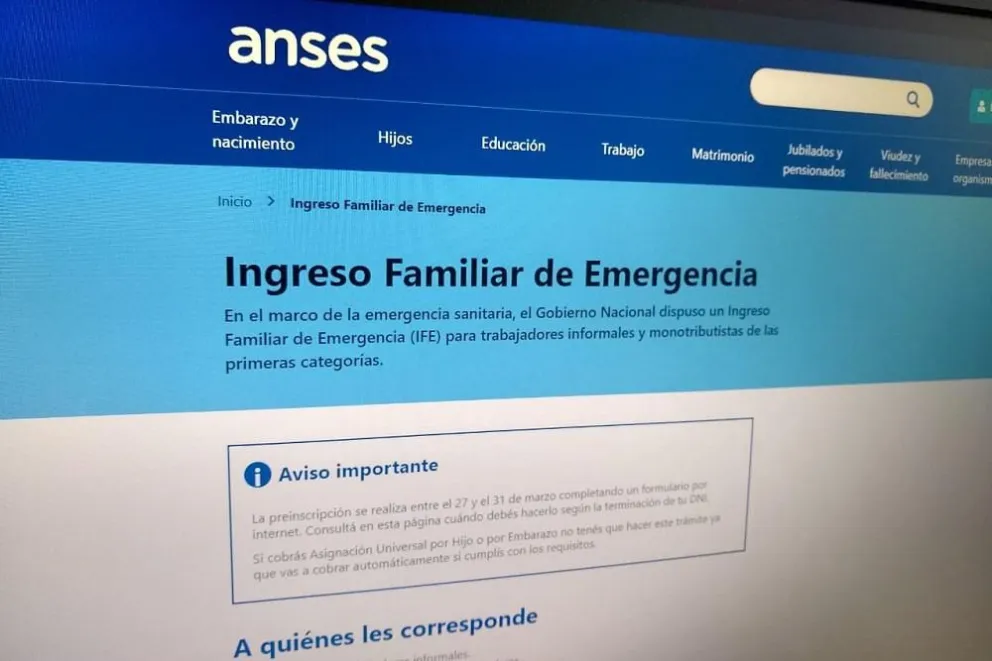 Nuevo IFE: cómo inscribirse a través de Mi ANSES para cobrar el bono de $94.000