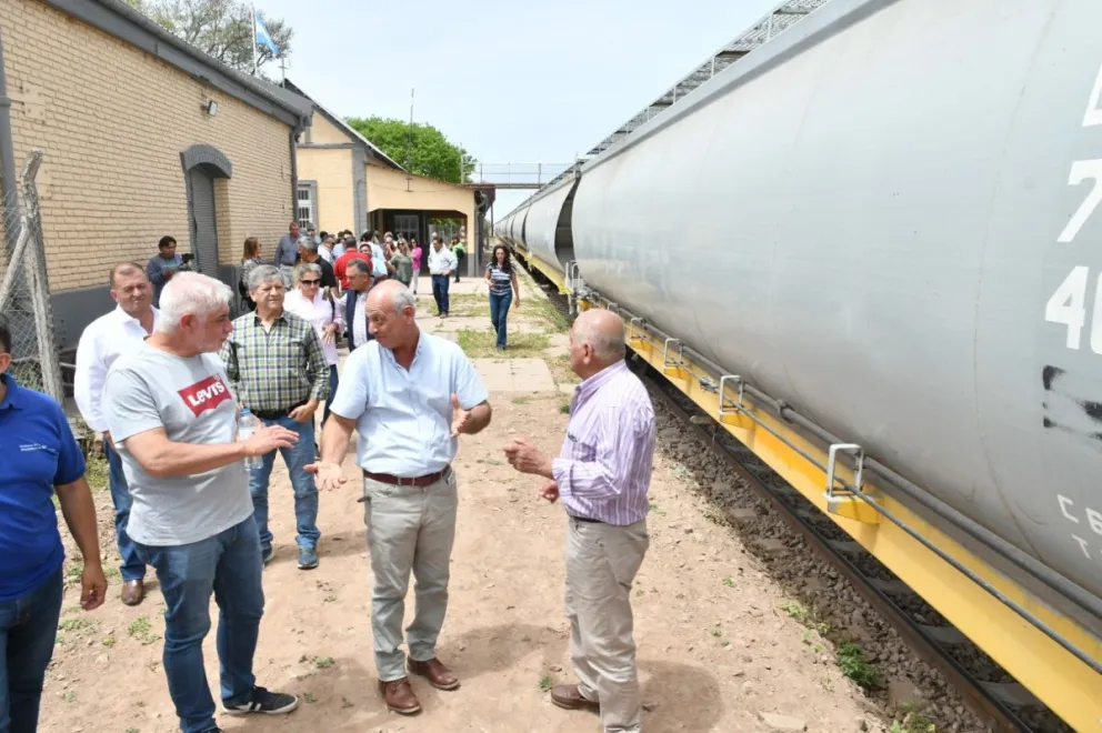 Pablo Outes en Anta revalorizó la reactivación de la circulación de los trenes de carga     