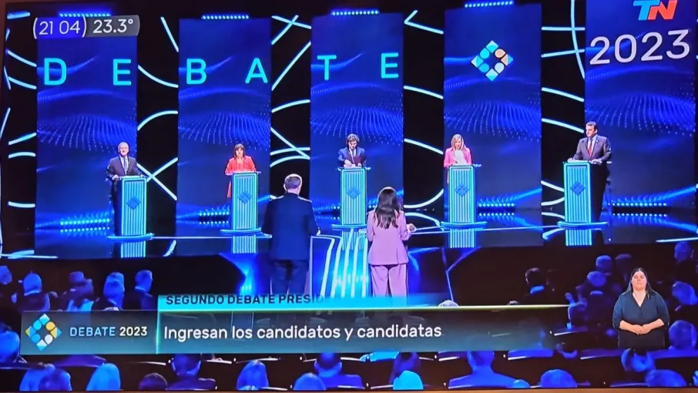Segundo debate presidencial 2023: reviví el minuto a minuto de lo que fue el fuerte cruce entre candidatos 