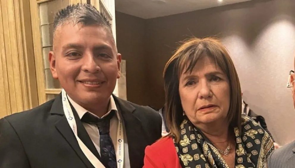 Debate presidencial| Patricia Bullrich fue acompañada por Luis Chocobar, el policía salteño condenado