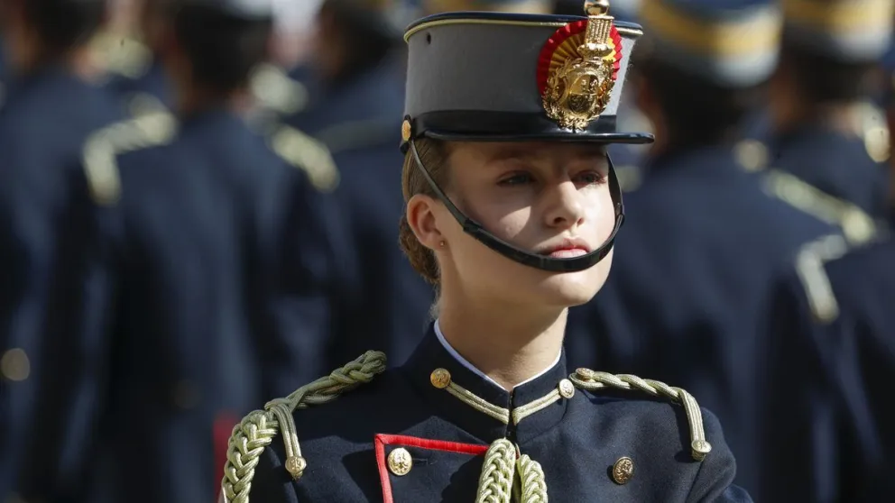 Se ha hecho viral el gesto de la princesa Leonor al hacer reverencia a la Virgen 