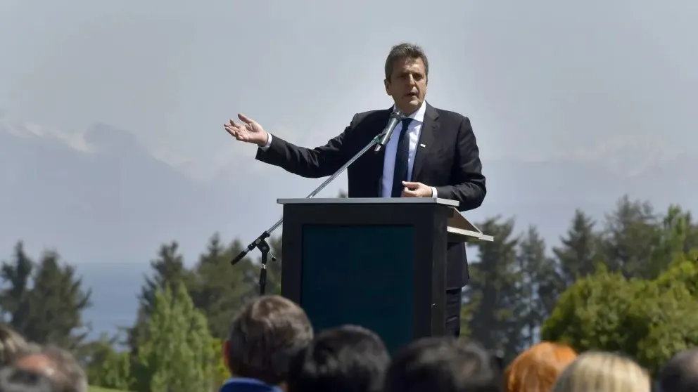 Sergio Massa desde Mendoza: "Yo nunca me escondo debajo de la cama, siempre doy la cara"