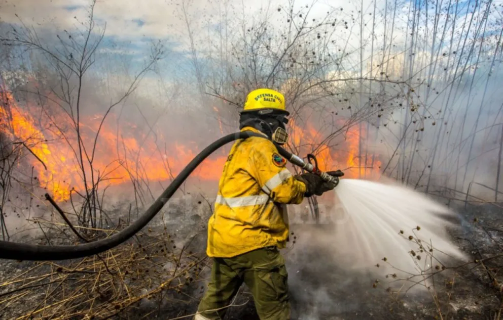 Incendios forestales en Salta: extendieron nuevamente el alerta por riesgo extremo
