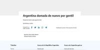 Hackearon la web de argentina.gob.ar: "Aguante Milei andate Alberto"
