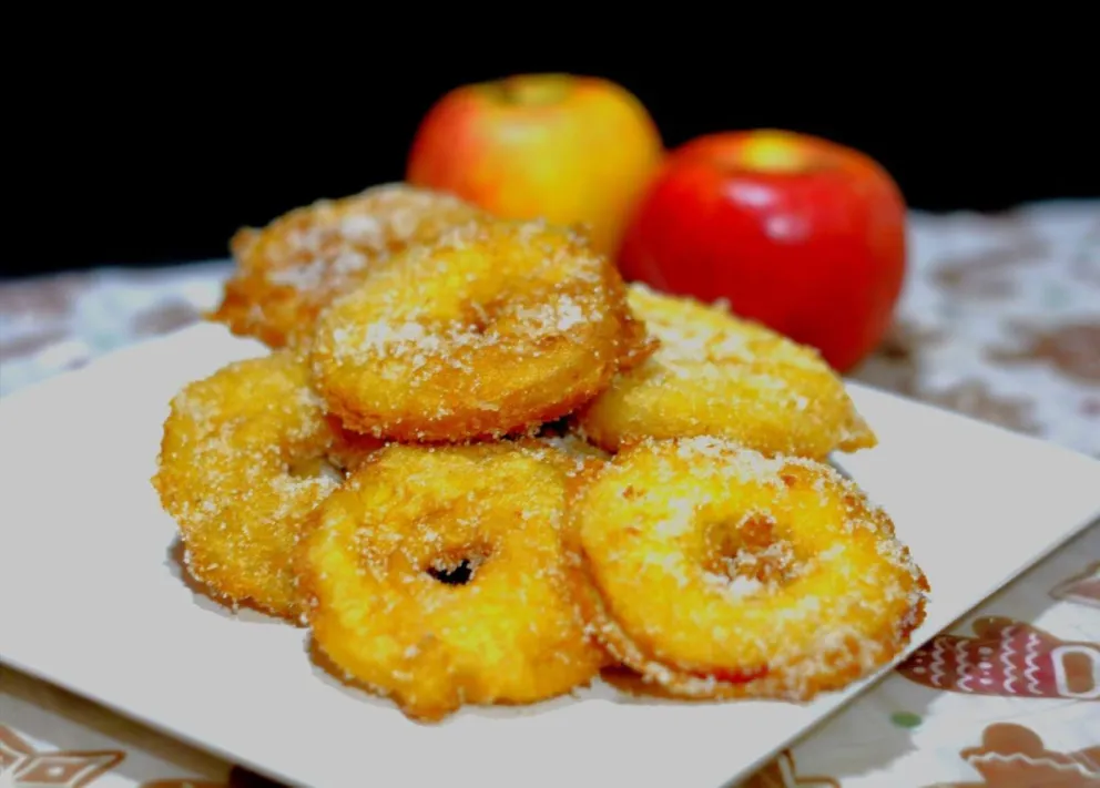 Te decimos cómo hacer los mejores buñuelos de manzana, una opción económica para un postre fantástico