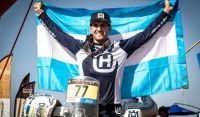 Luciano Benavides llegó a Salta luego de coronarse campeón del Mundo de W2RC