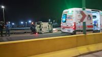 Impresionante vuelco en la rotonda de Limache: una mujer terminó hospitalizada     
