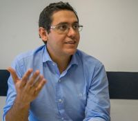 Gustavo Solís anunció el inicio de la pavimentación del ingreso a la Escuela Técnica 3132