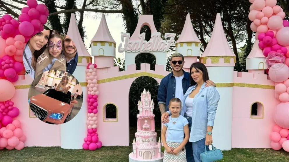 Wanda Nara y Mauro Icardi convierten el cumpleaños de Isabella en un evento épico: así fue la gran celebración