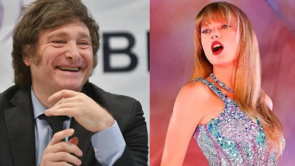 El polémico y escandaloso detalle que une a Taylor Swift con Javier Milei: fotos