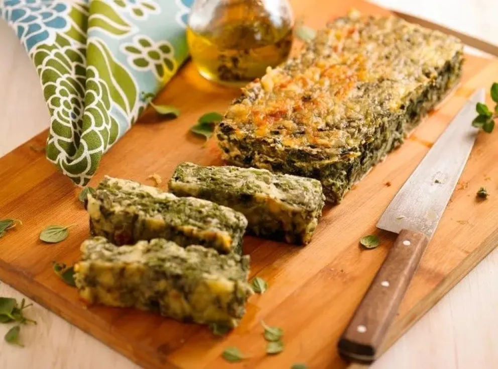 Saludable, económico y delicioso: conocé la receta de este tremendo budín de espinaca