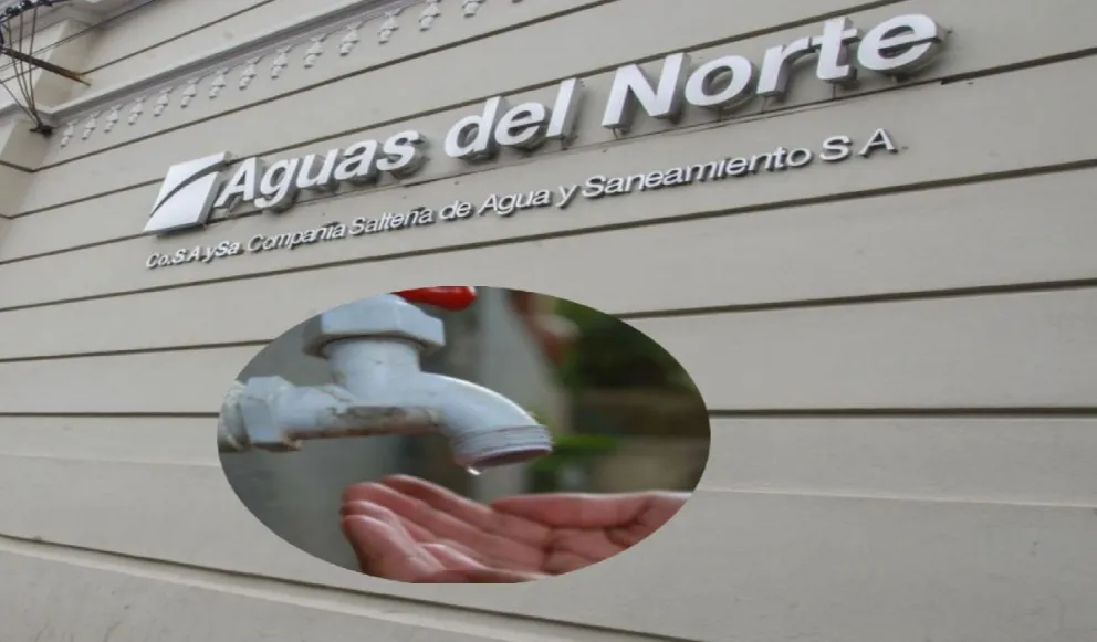 Aguas del Norte advirtió cortes y disminución de presión en algunos sectores del centro salteño