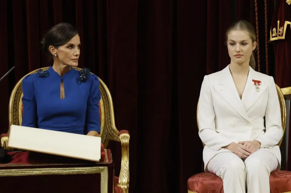 Lo que ha hecho la reina Letizia a Leonor justo antes del discurso lo dice todo
