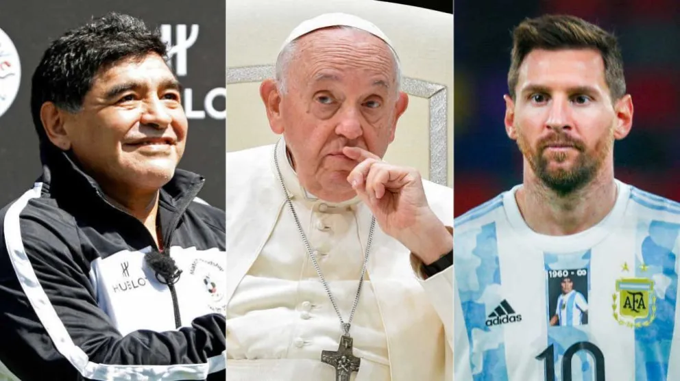 Las polémicas declaraciones del Papa Francisco sobre Messi, Maradona y Pelé: video