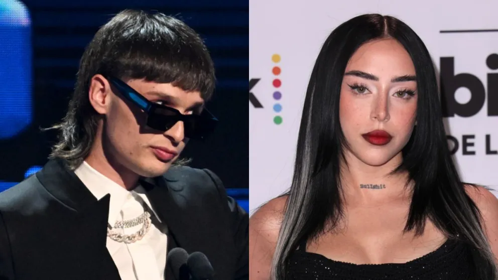 El video del intenso beso entre Nicki Nicole y Peso Pluma, con el que confirmaron su romance