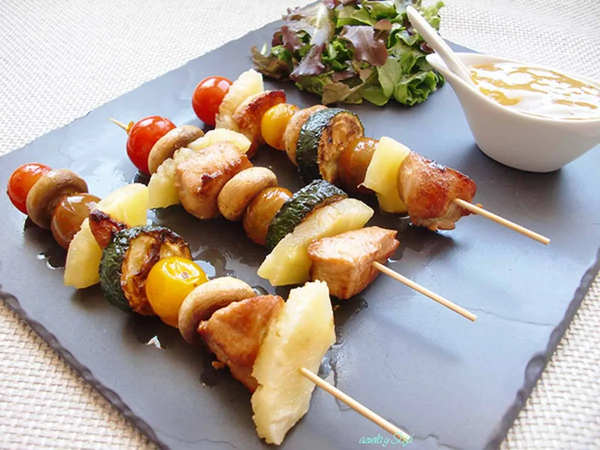 BROCHETAS DE POLLO