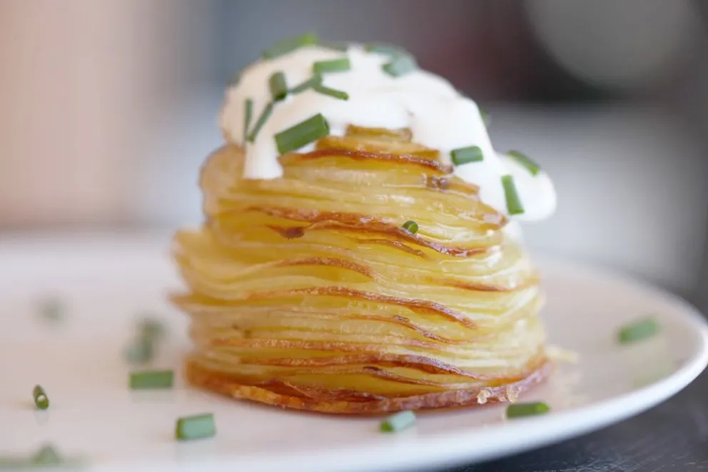Milhojas de papas: receta de esta espectacular guarnición que impresionará a todos