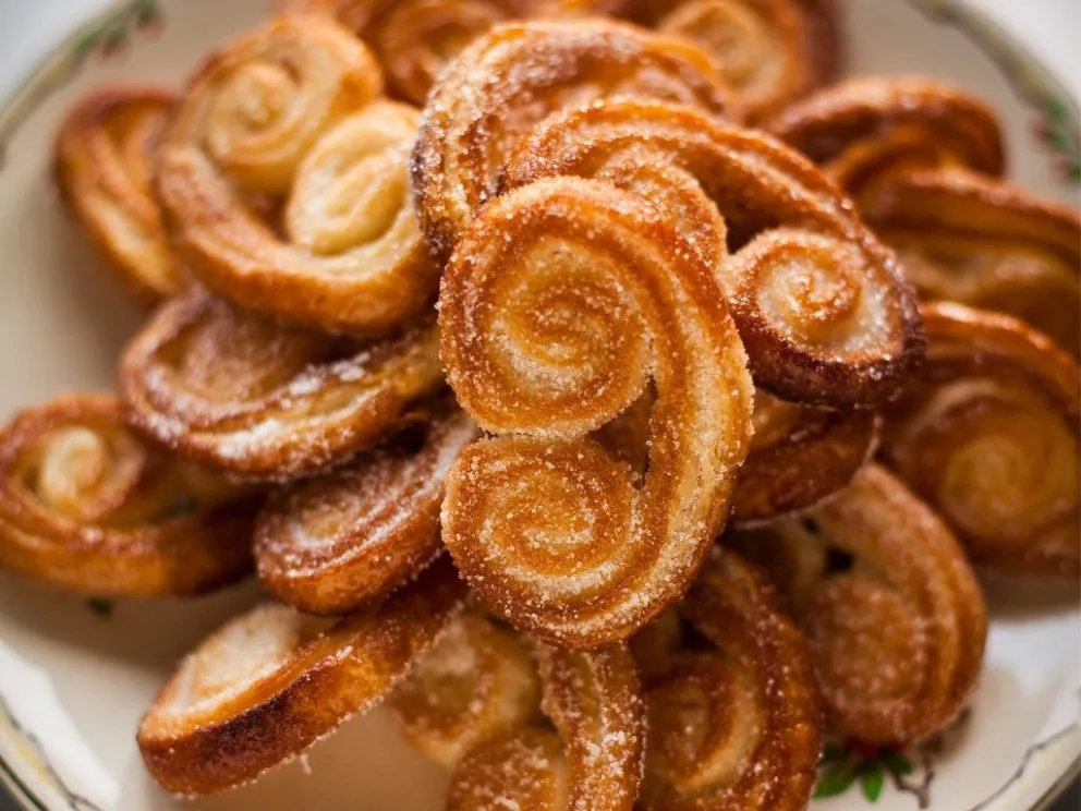 Disfrutá de esta merienda deliciosa: una receta fácil de palmeritas caseras solo con masa de tarta